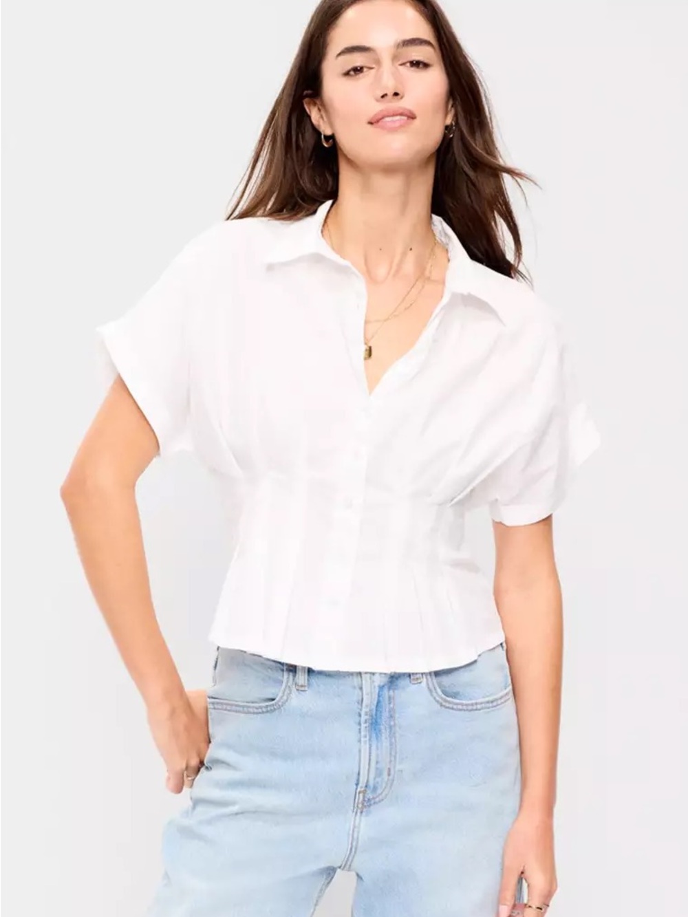 Old Navy Peplum Blouse